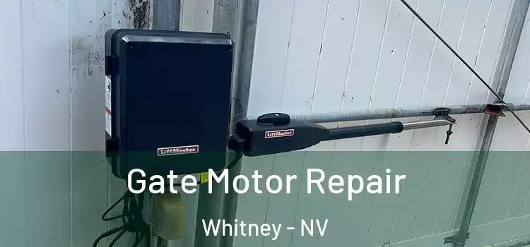  Gate Motor Repair Whitney - NV