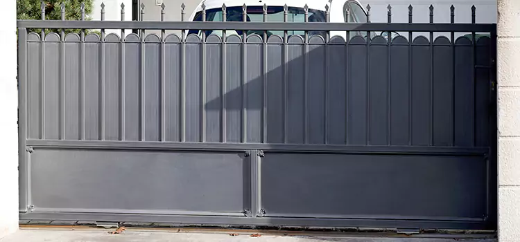 Metal Driveway Gate Installation Whitney